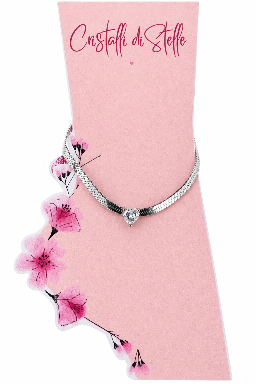 Cavigliera Stella del Cuore Silver