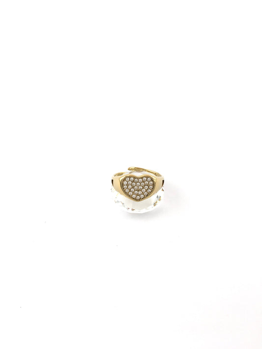 Anello Amore Pavé