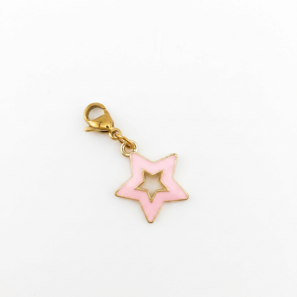 Charm CreaMy Bag Pinky Star
