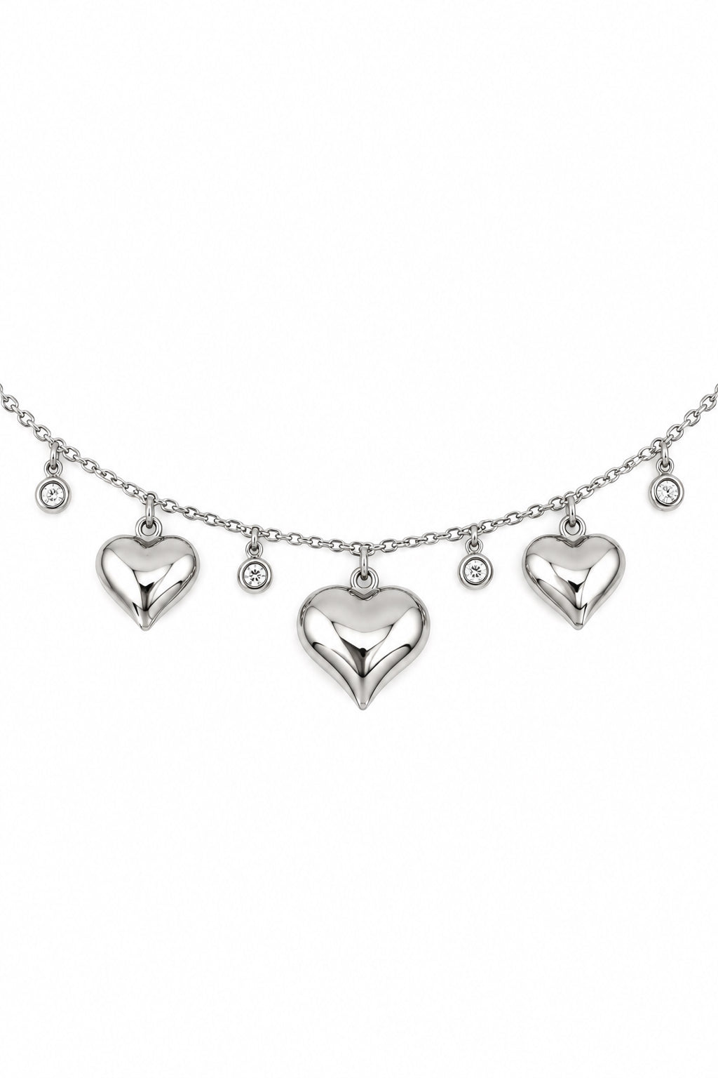 Bracciale Sonaglio Cuori e Brillantini