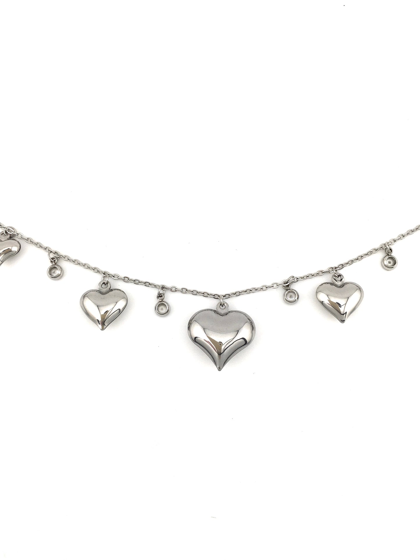 Bracciale Sonaglio Cuori e Brillantini