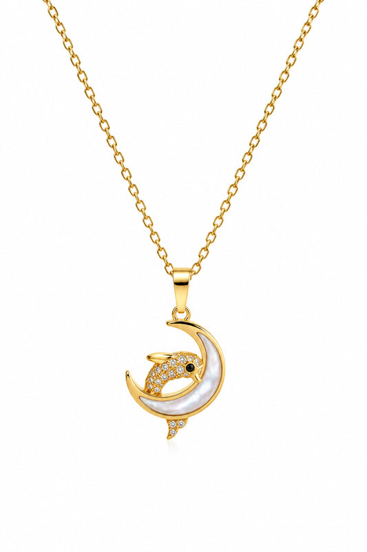 Collana Delfino Lunare