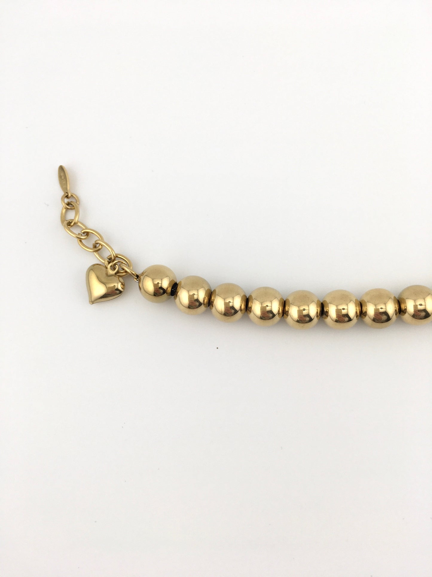 Bracciale Sonaglio con Cuore Gold