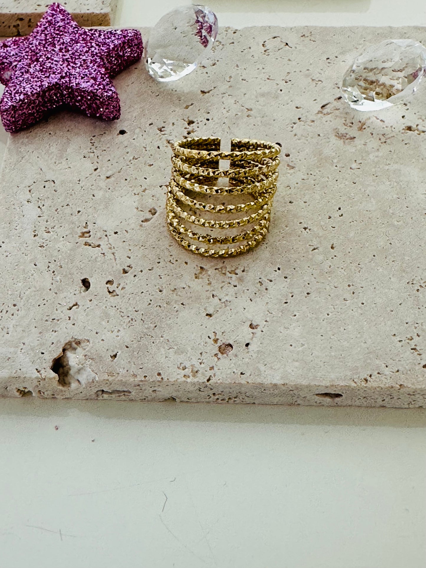 Anello Fascia Gold