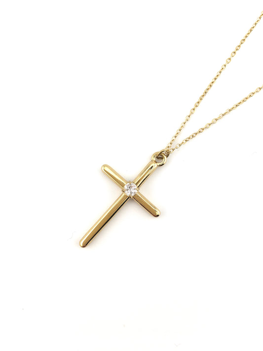 Collana croce Lumina Gold