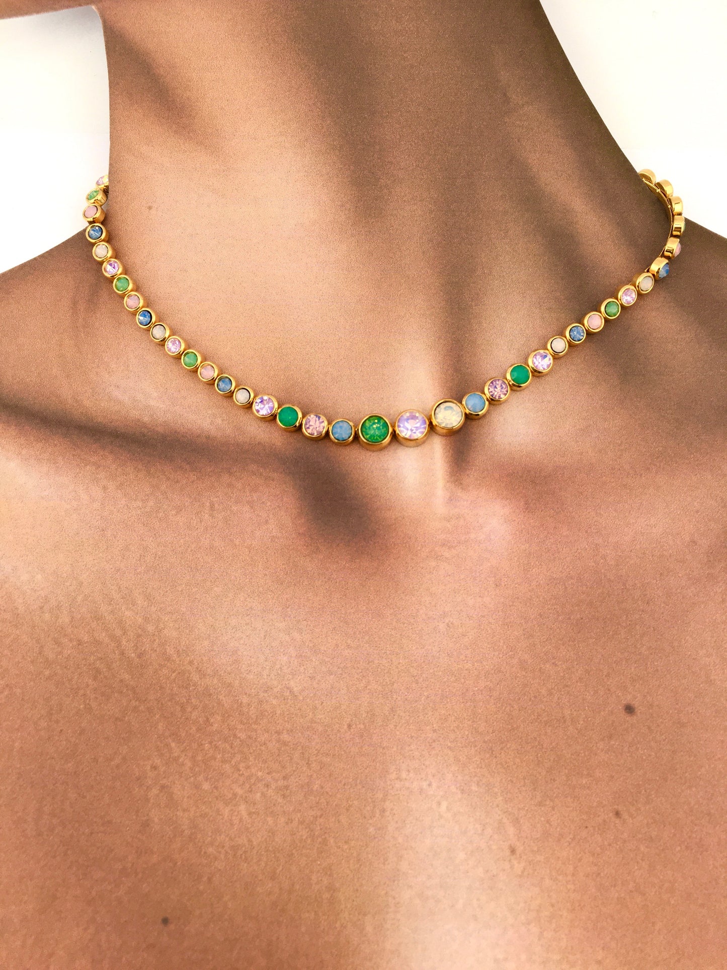 Collana Aurora di Cristallo