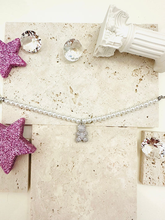 Bracciale Perle e Teddy