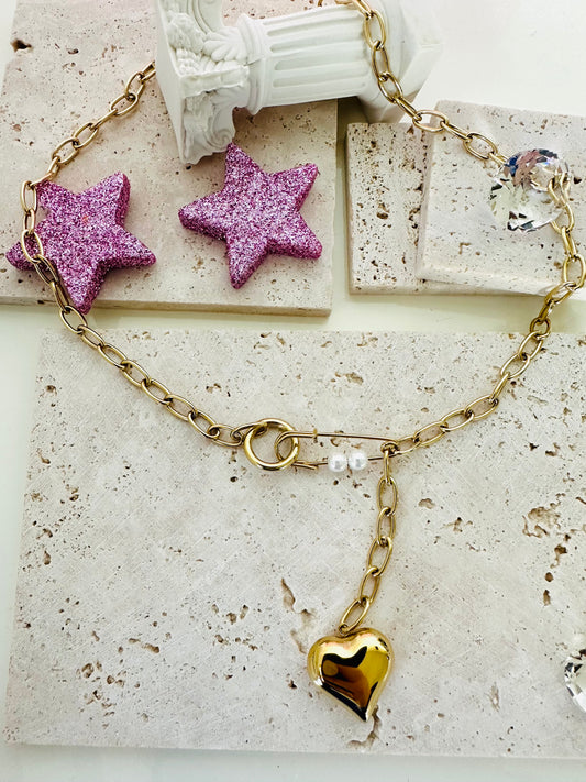 Collana Spilla di Cuore