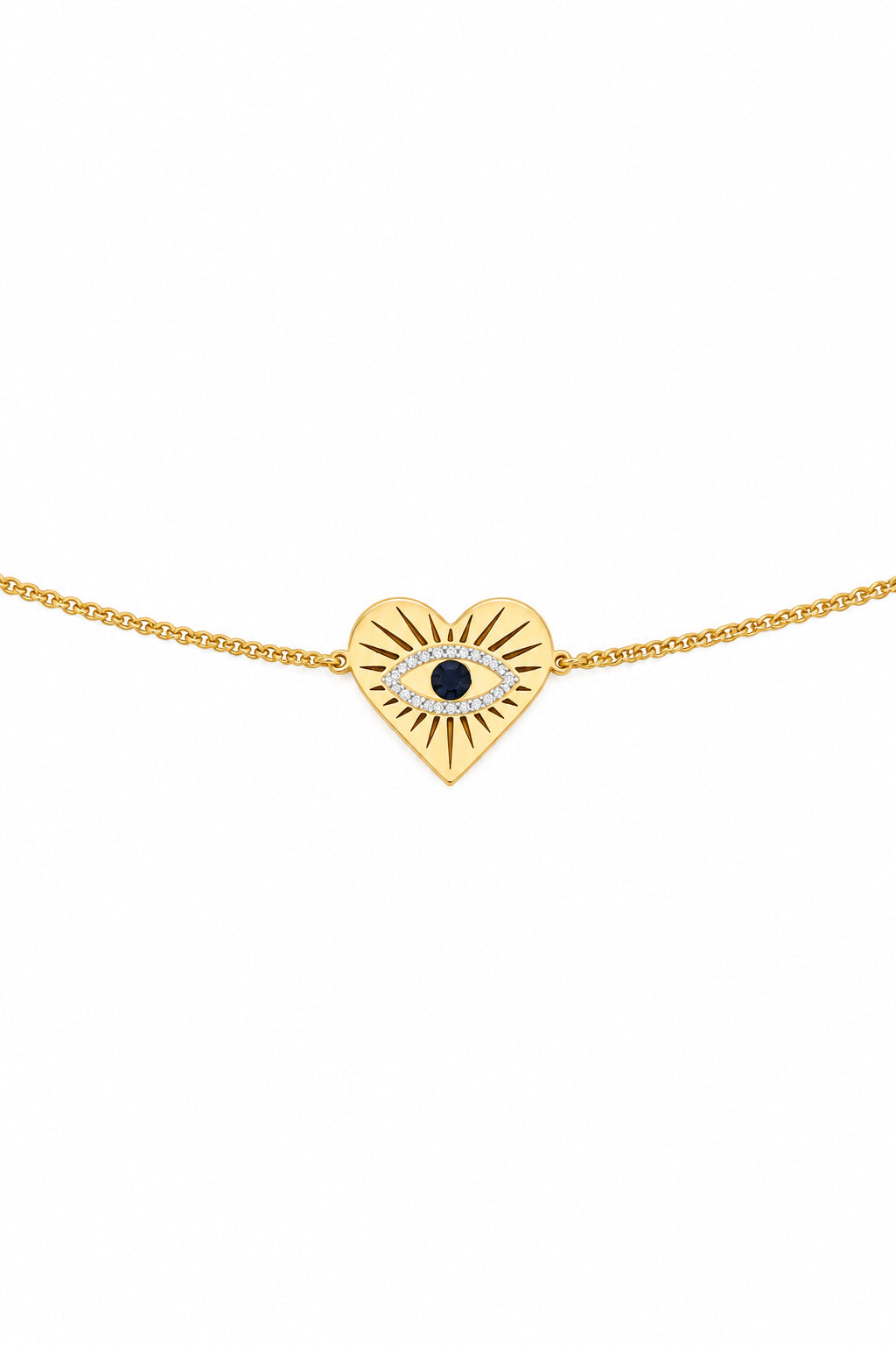 Bracciale Cuore con Occhio