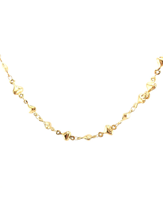 Collana Cuori di Stelle Gold