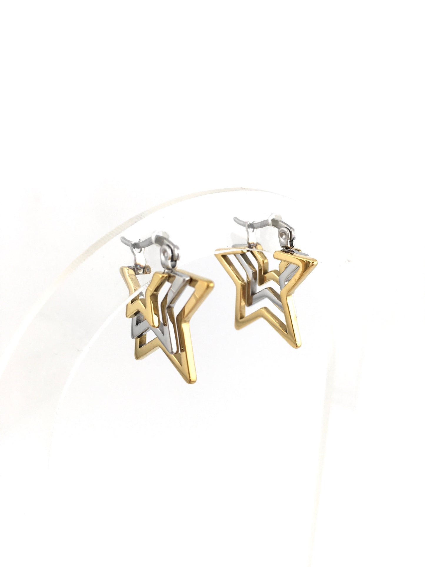 Orecchini Stelle 3d