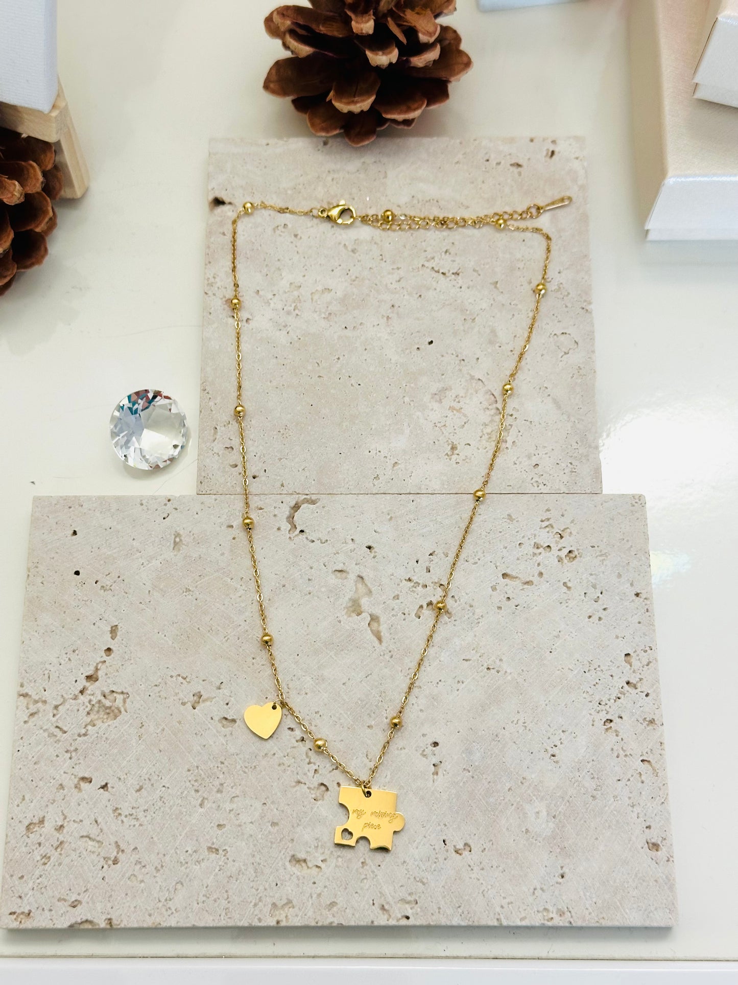 Collana Puzzle di Stelle