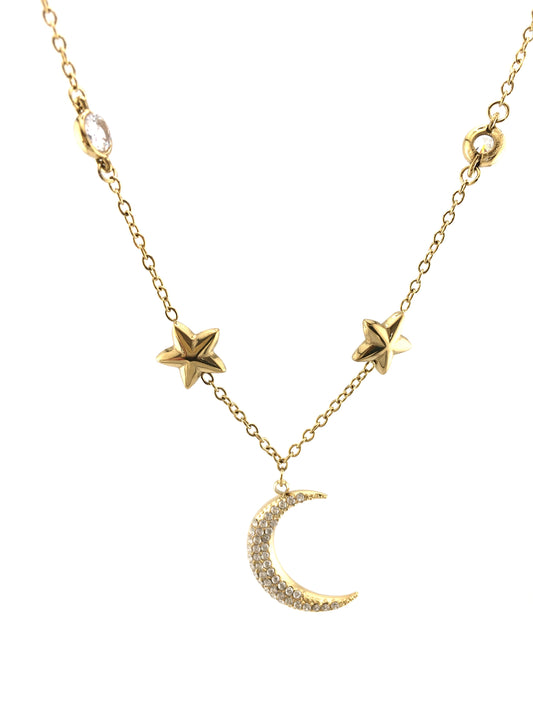 Collana Luna Stellata