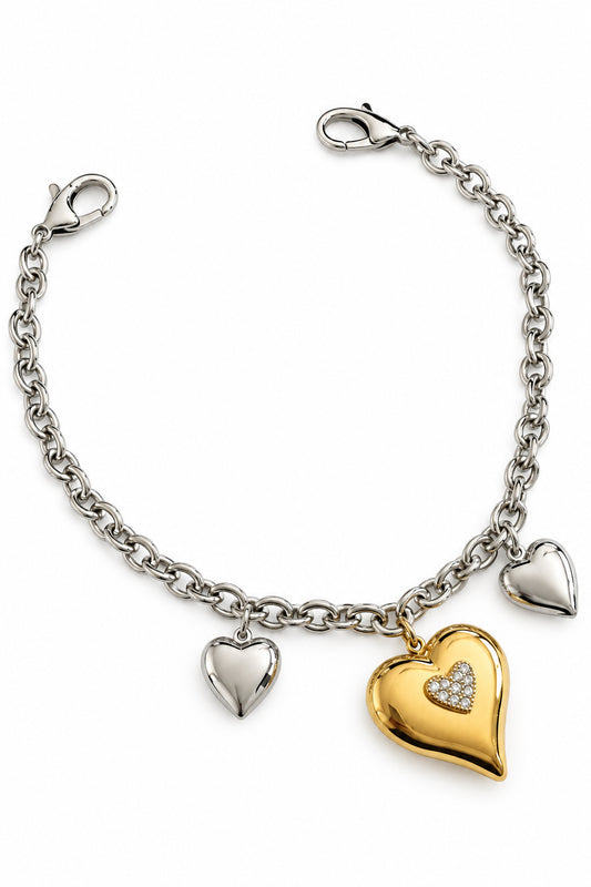 Catena per borsa Tris di Cuori