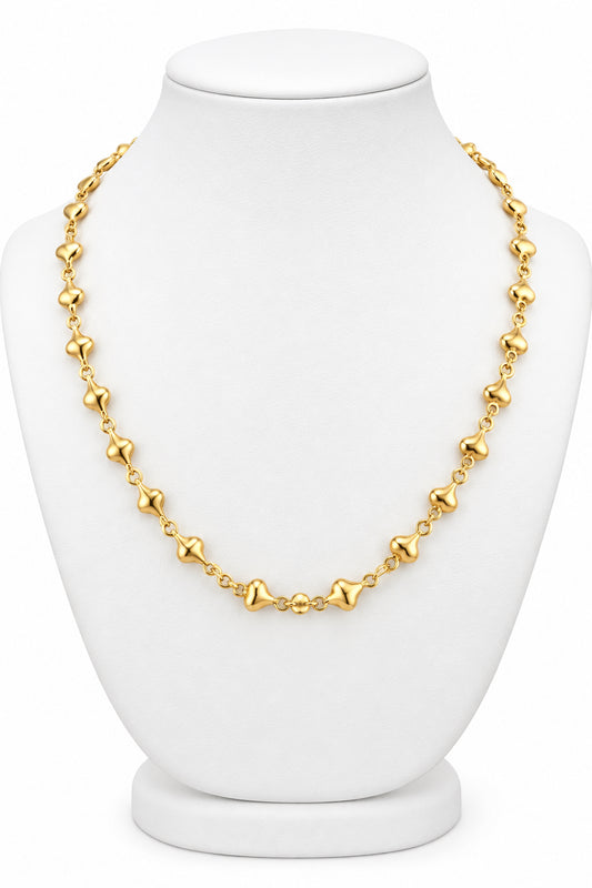 Collana Cuori di Stelle Gold