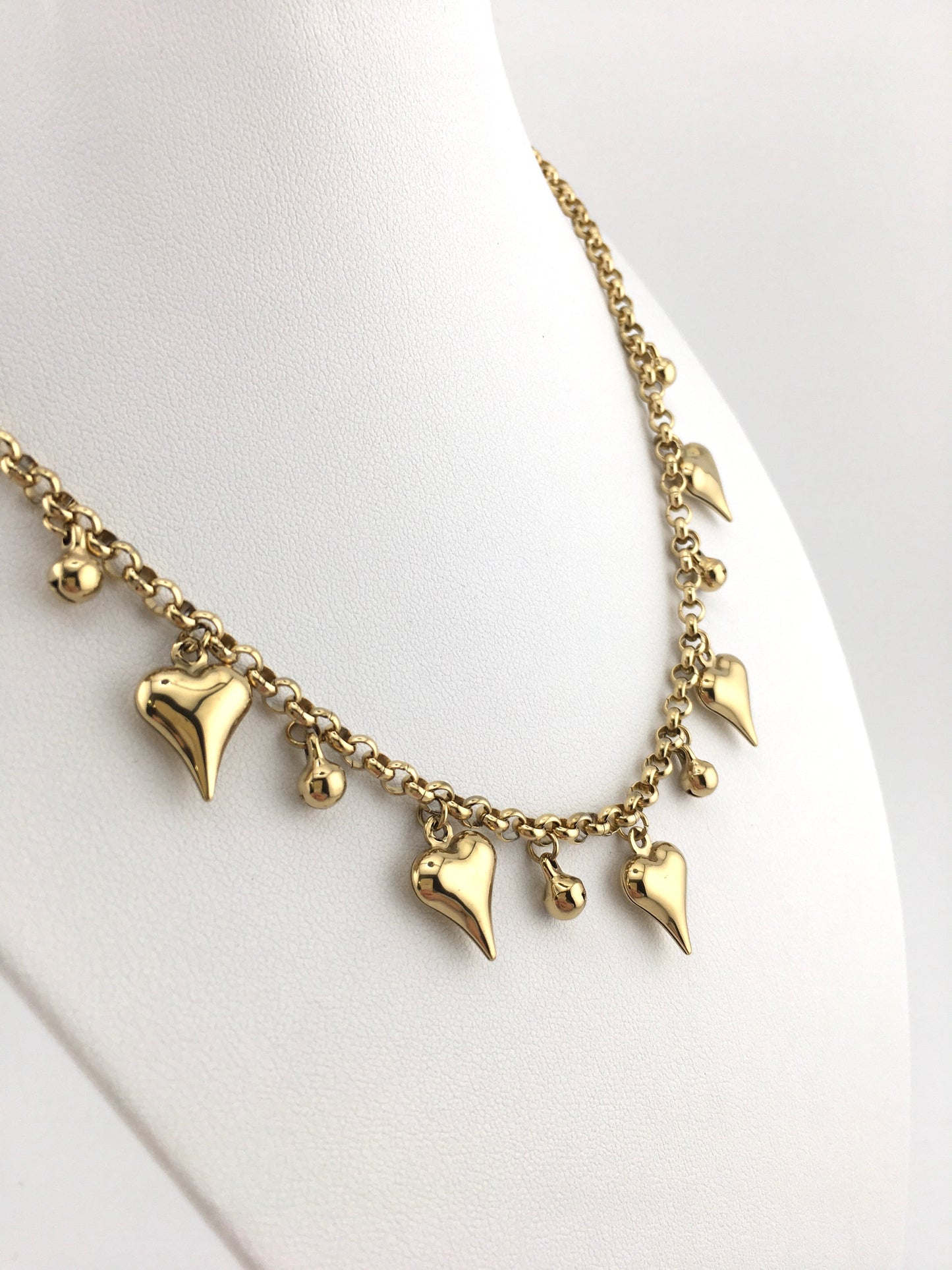 Collana con Cuori Sonaglio