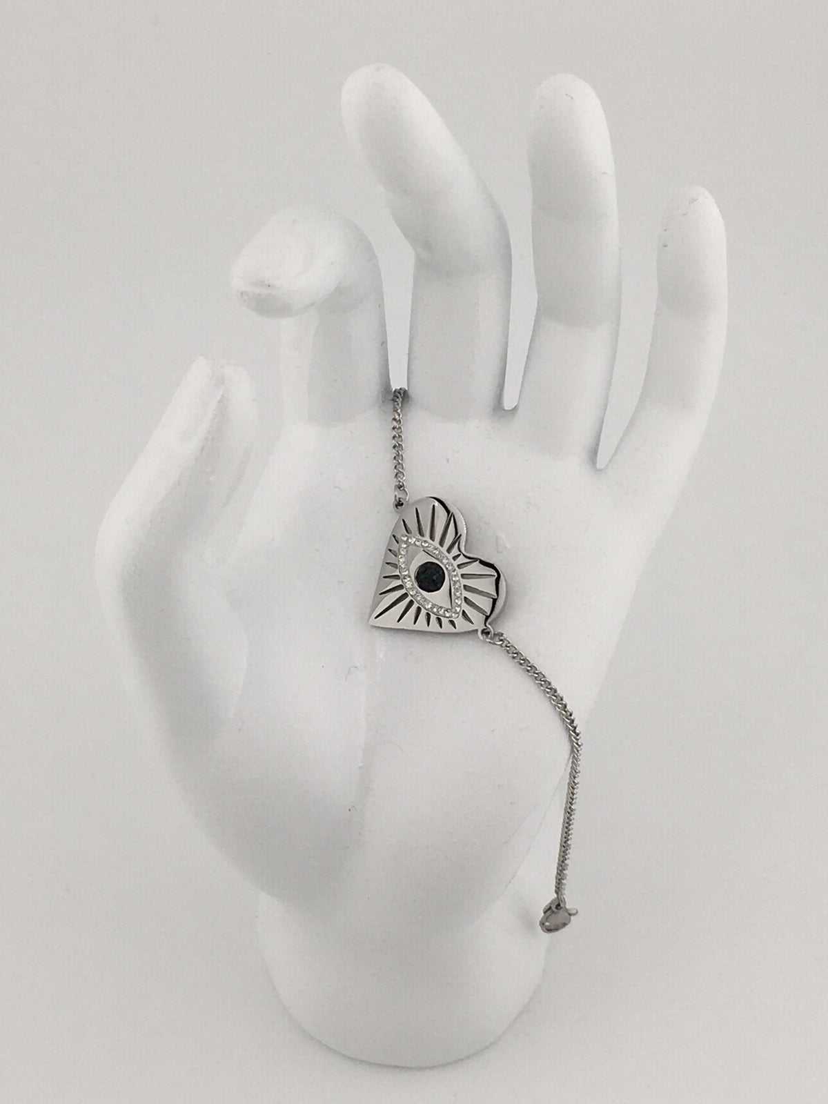 Bracciale Cuore con Occhio