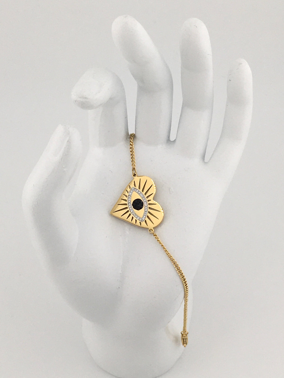 Bracciale Cuore con Occhio
