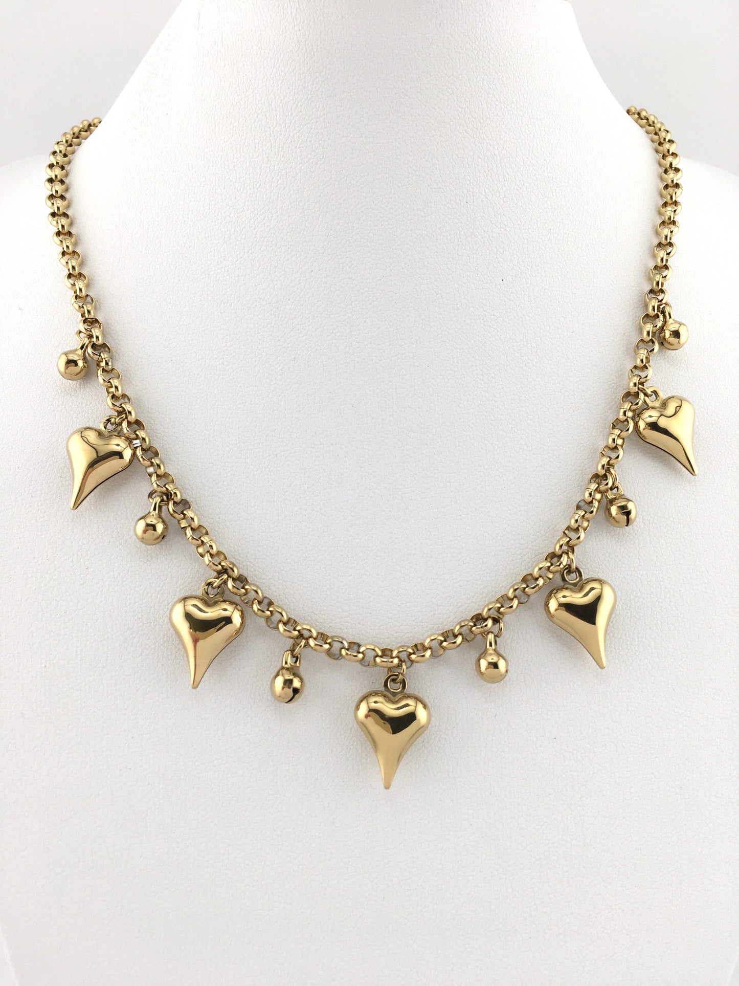 Collana con Cuori Sonaglio