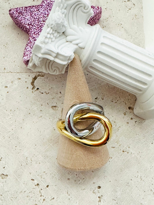 Anello Abbraccio Lunare