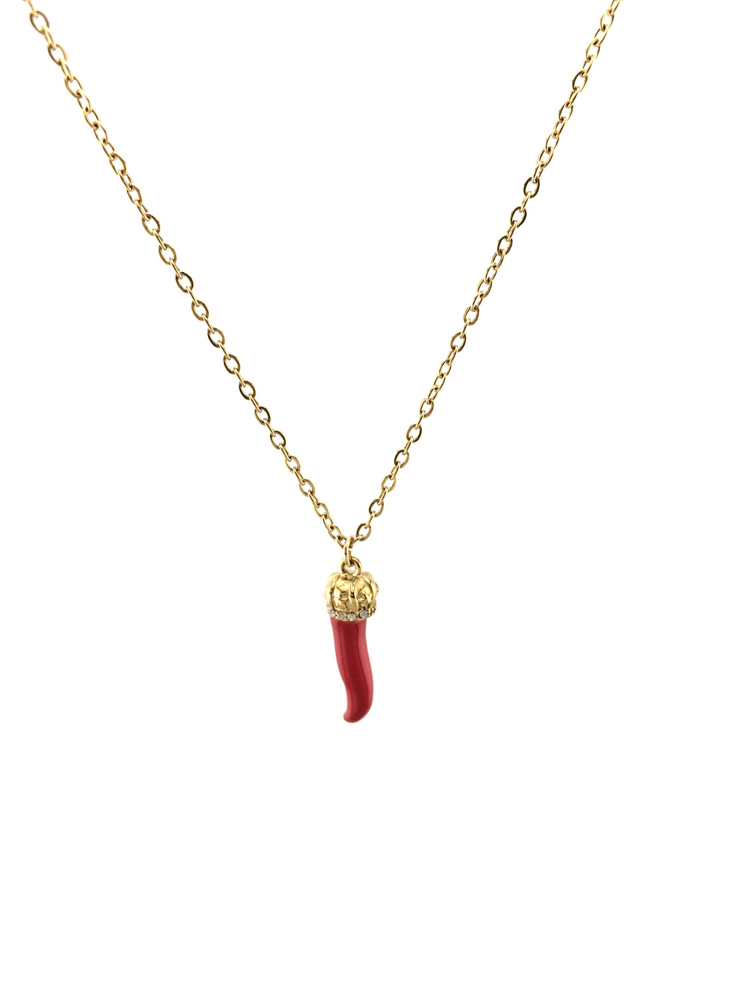 Collana Cornetto Rosso