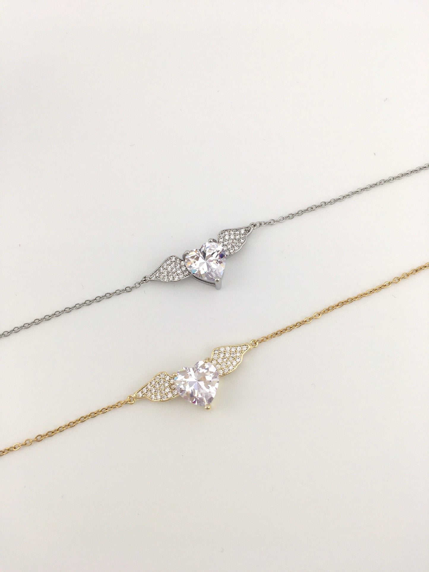 Bracciale Cuore Alato Shine