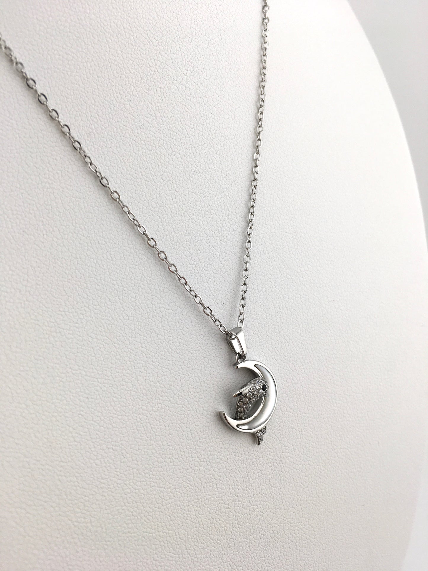 Collana Delfino Lunare