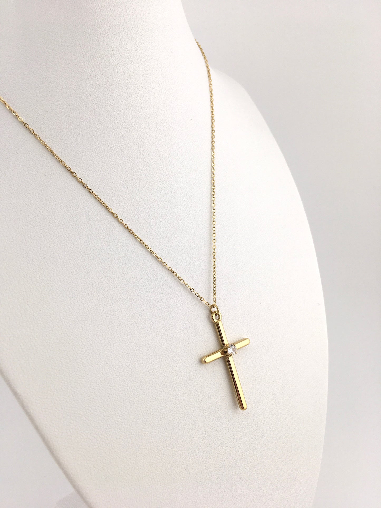 Collana croce Lumina Gold