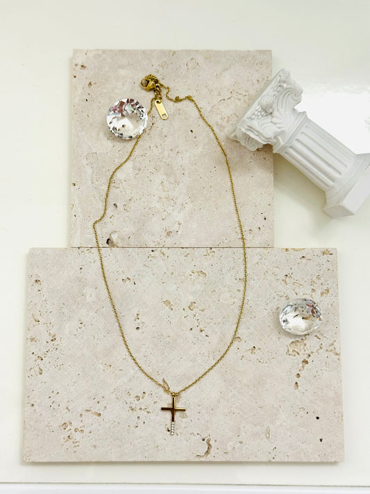 Collana croce mini Lumié
