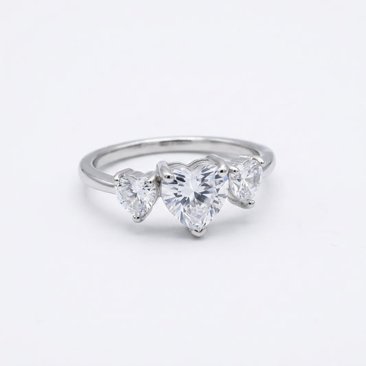 Anello Tris di Cuori