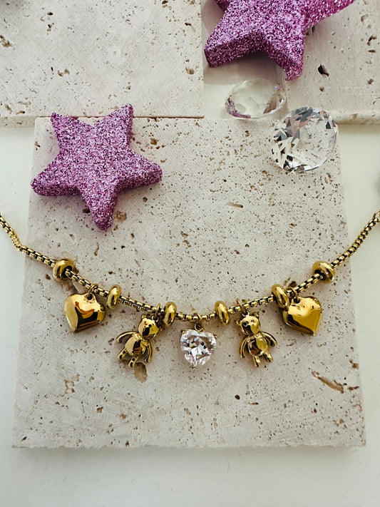 Bracciale cuoricino di Teddy