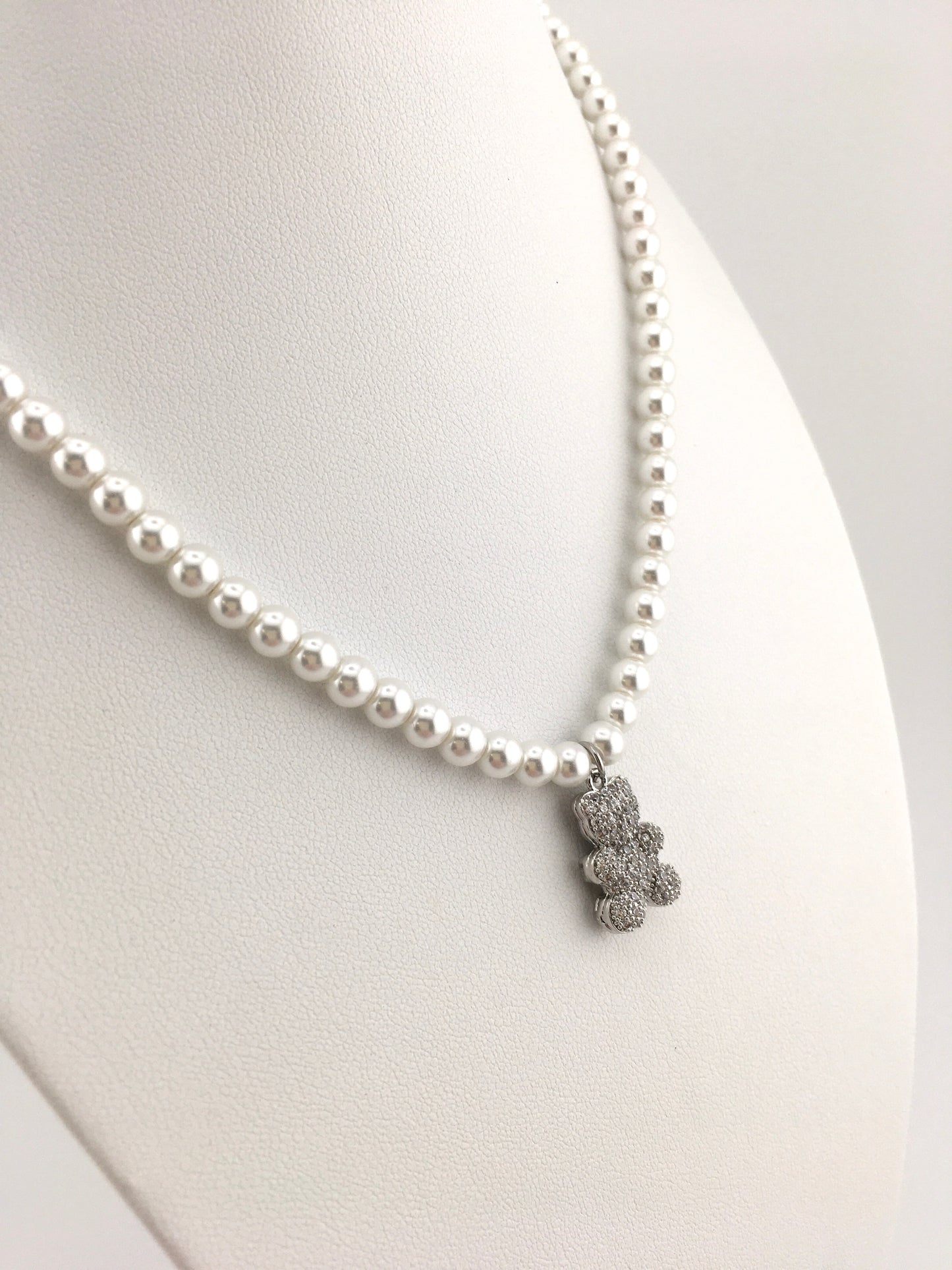 Collana Perle e Teddy