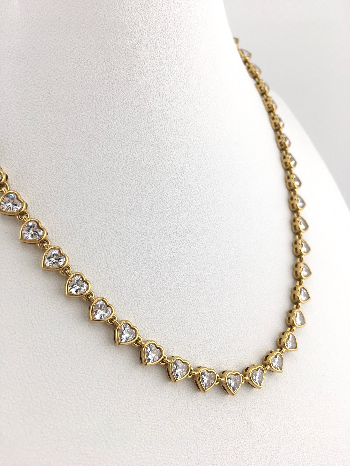 Collana Aurora Stellata Cuori Gold