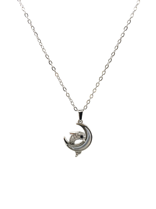 Collana Delfino Lunare