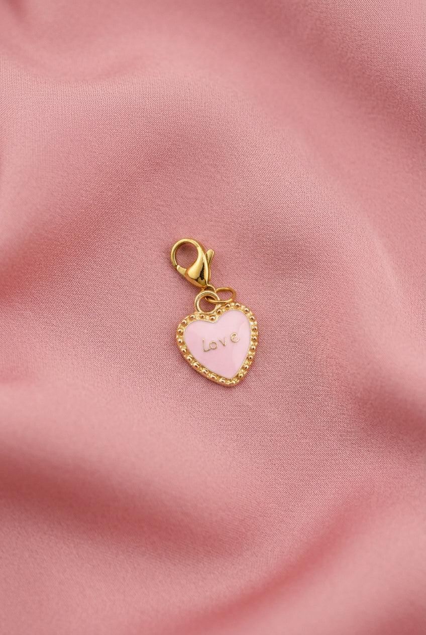 Charm CreaMy Bag Cuore Pink