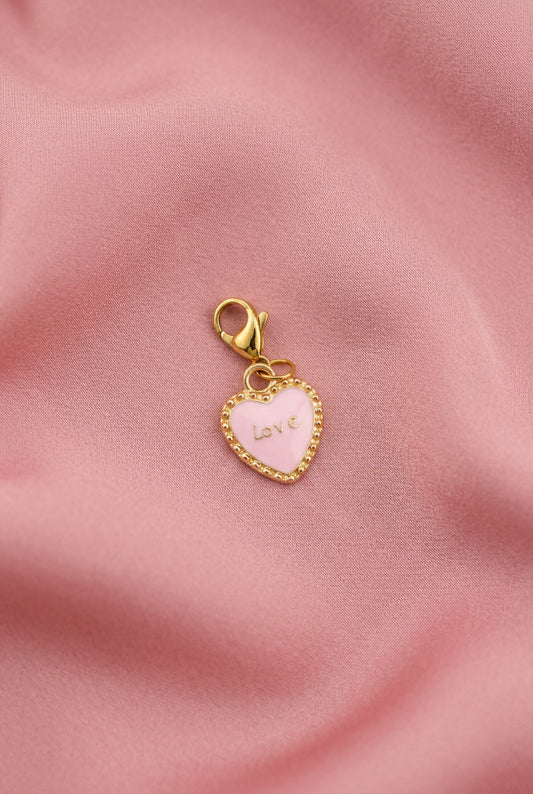 Charm CreaMy Bag Cuore Pink
