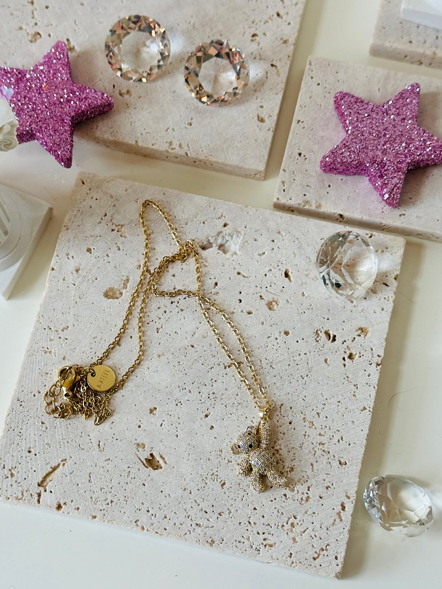 Collana Teddy Moon