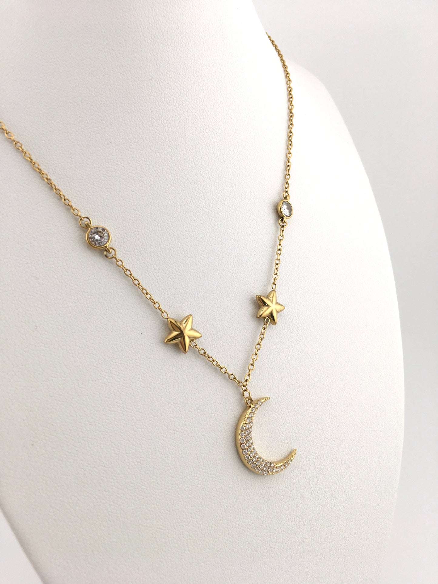 Collana Luna Stellata
