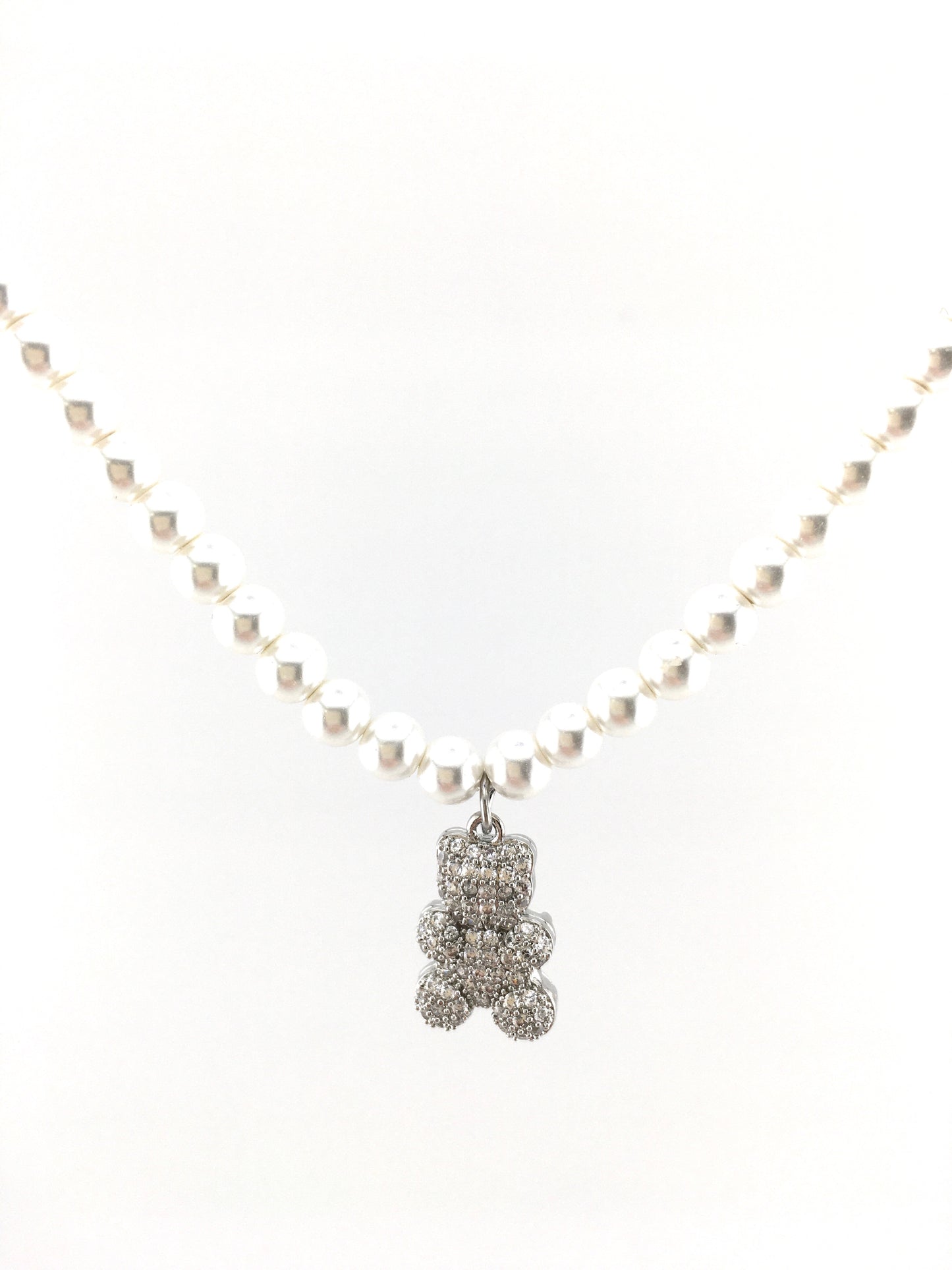 Collana Perle e Teddy