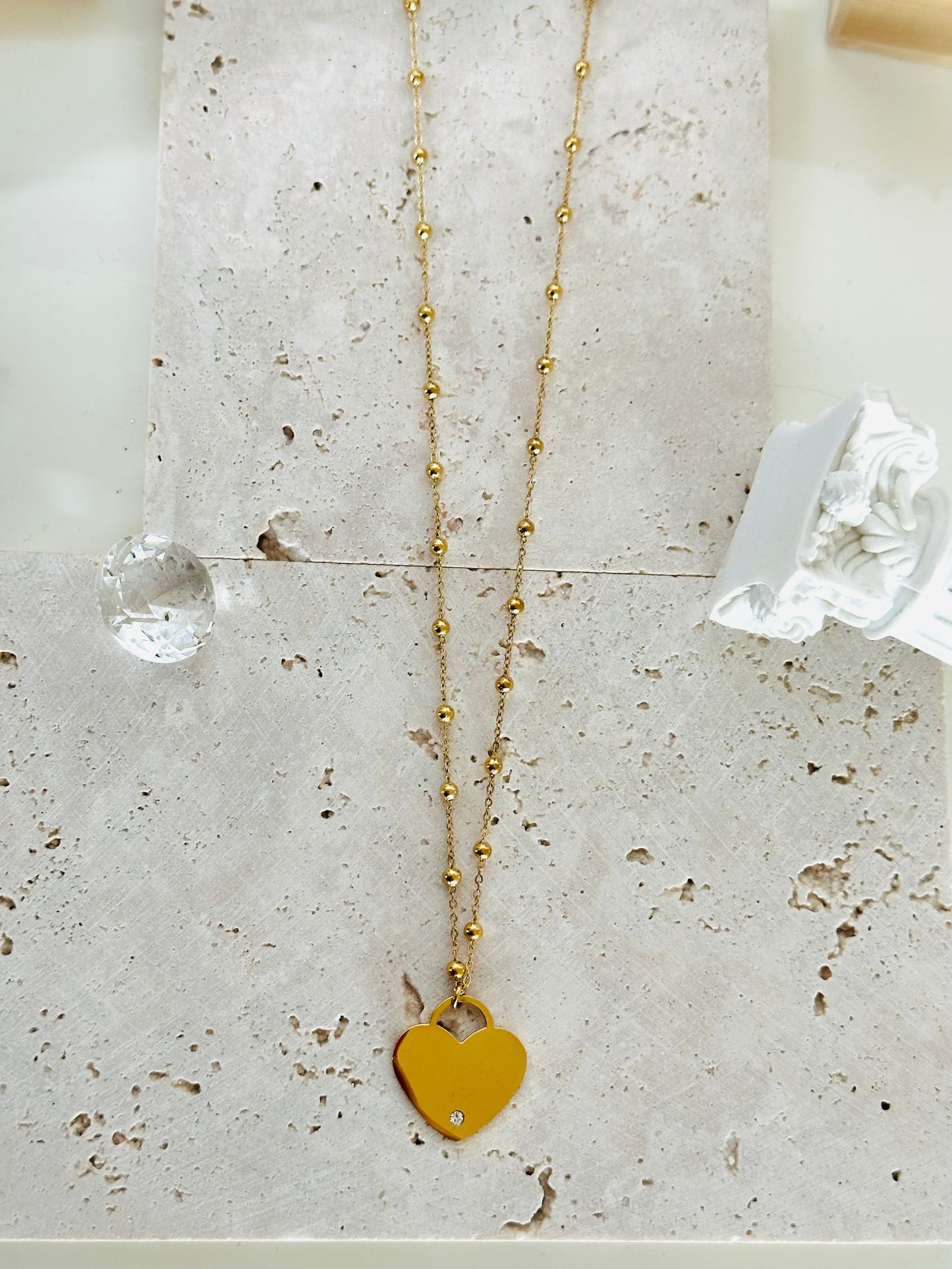 Collana Cuore Costellato