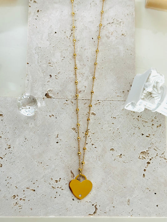 Collana Cuore Costellato