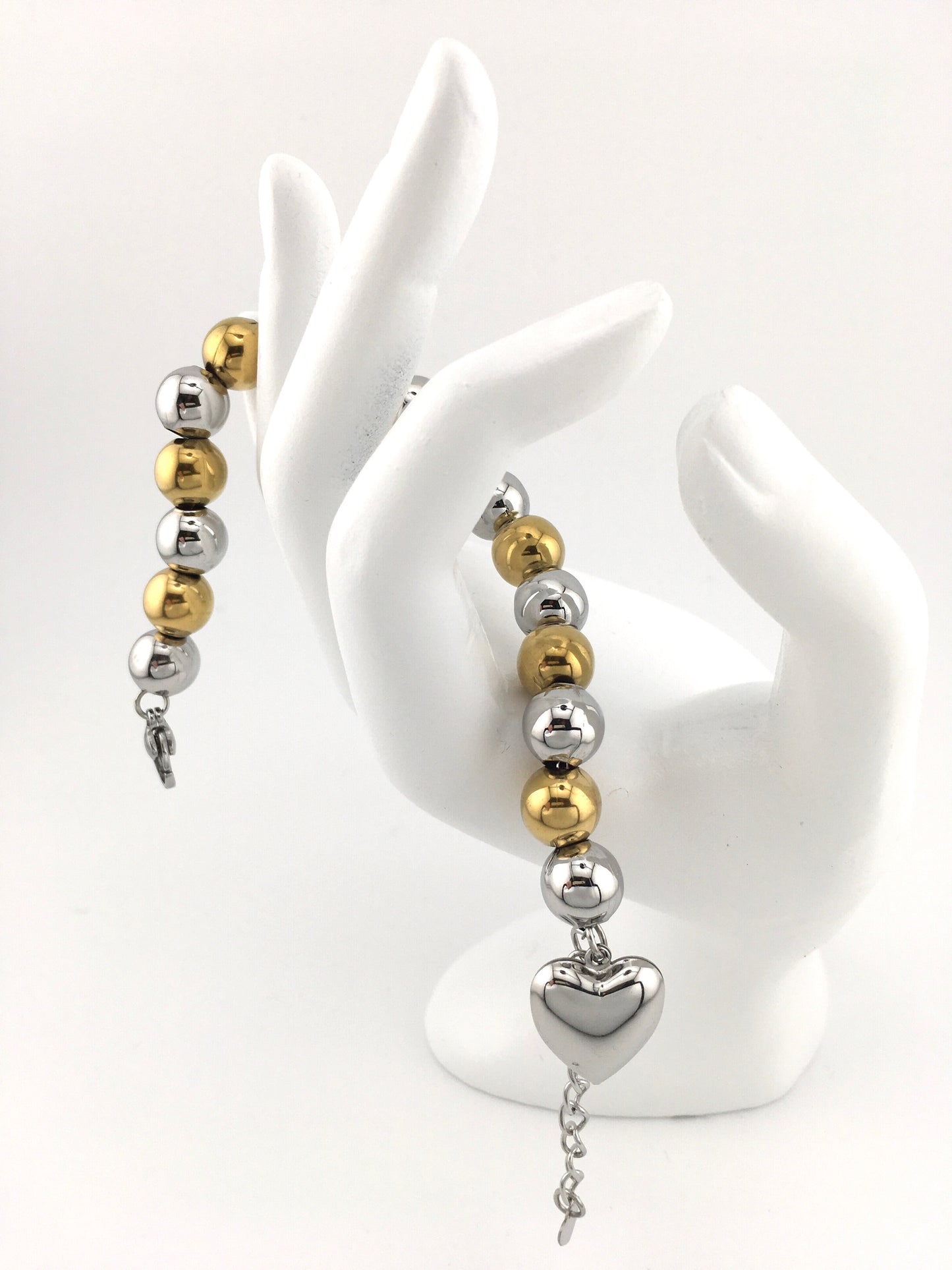 Bracciale con cuore sonaglio