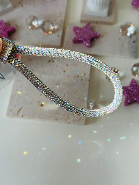 Gancio Cordino con Brillantini Cellulare
