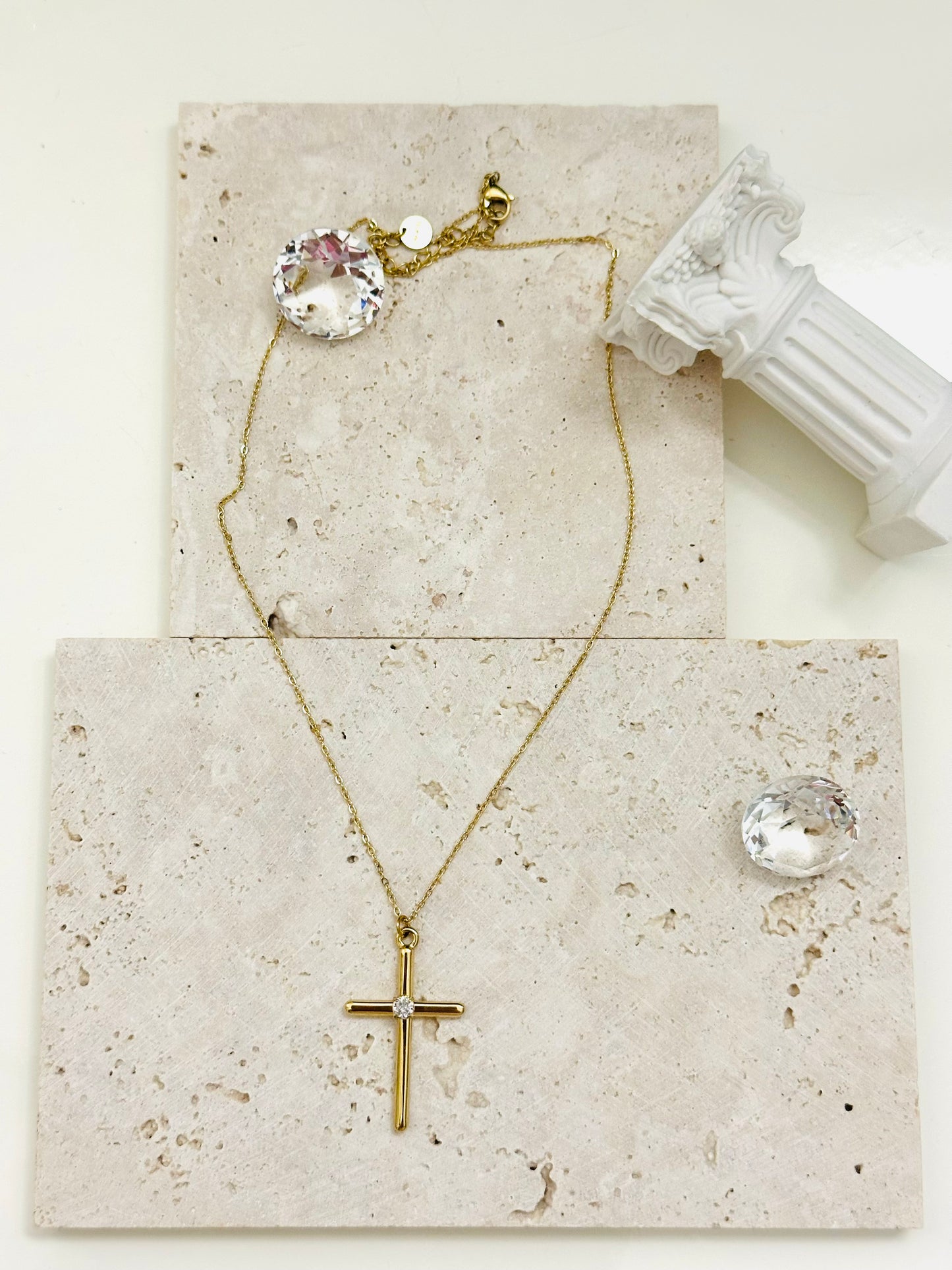 Collana croce Lumina Gold