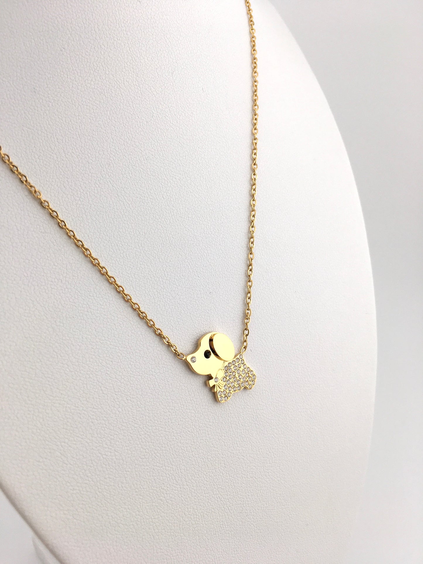 Collana Cagnolino Brillante