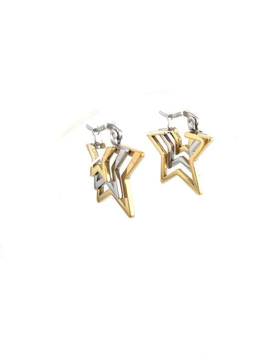 Orecchini Stelle 3d