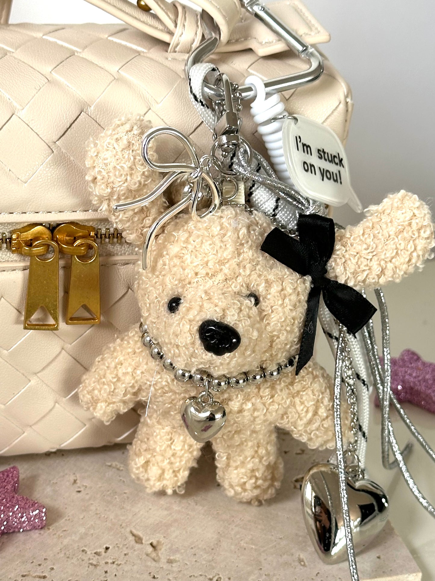 Charm Teddy Stellare