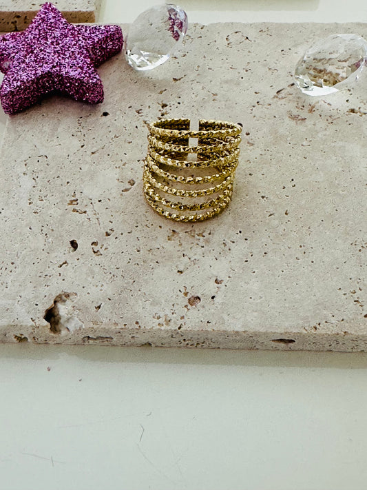 Anello Fascia Gold