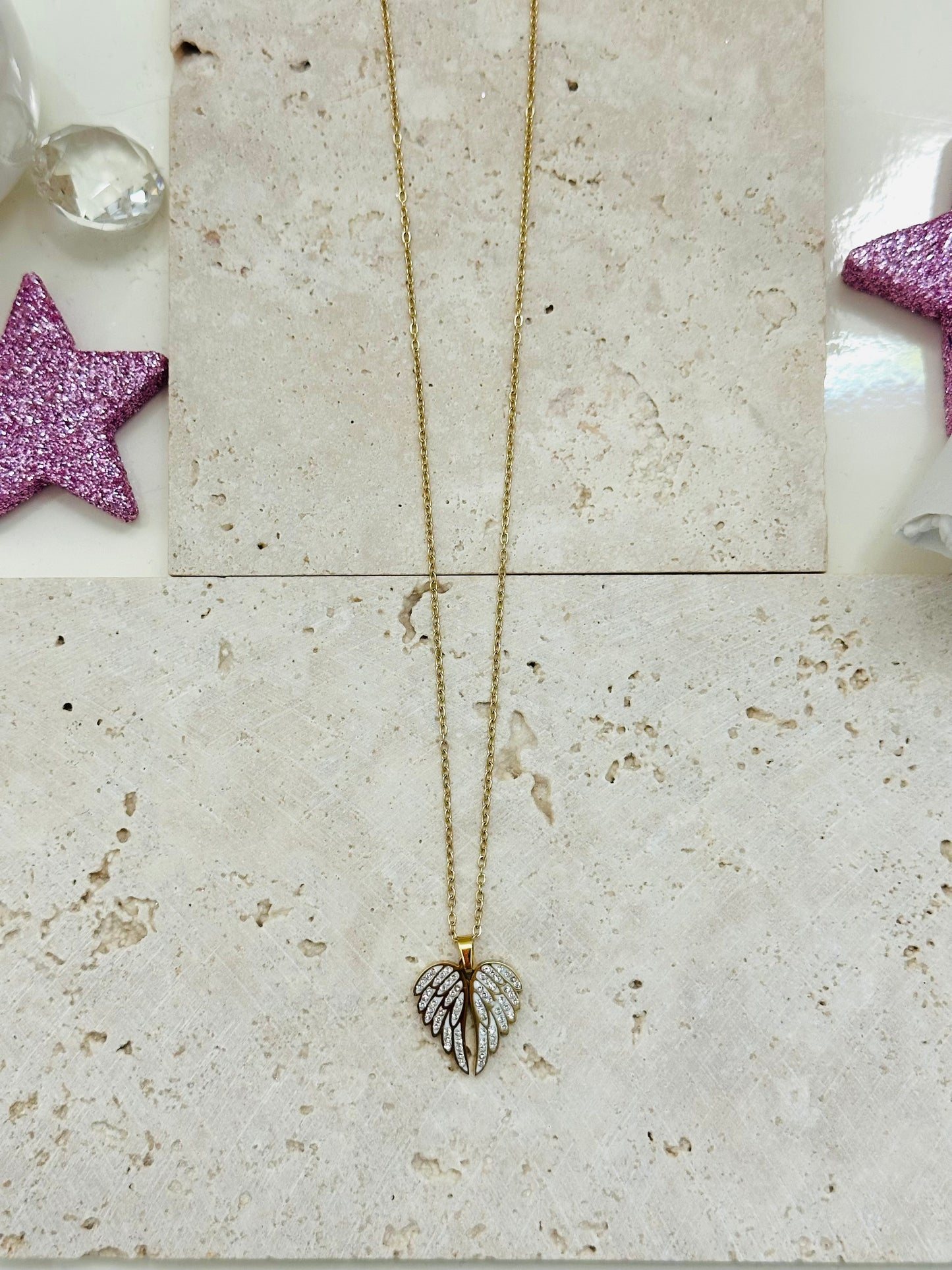 Collana Ali di Cuore