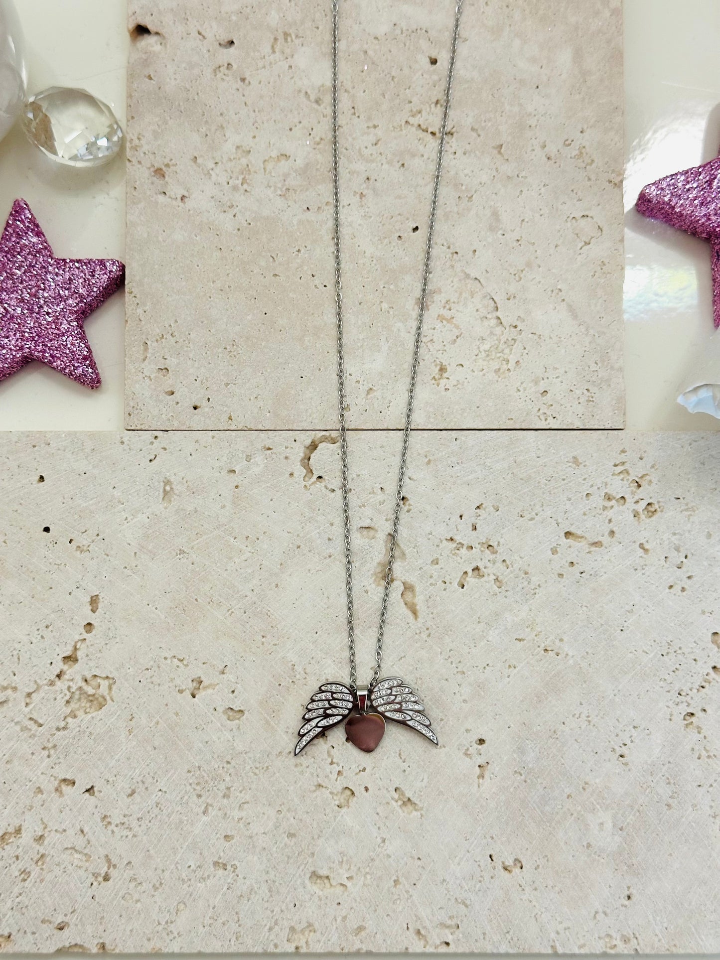 Collana Ali di Cuore